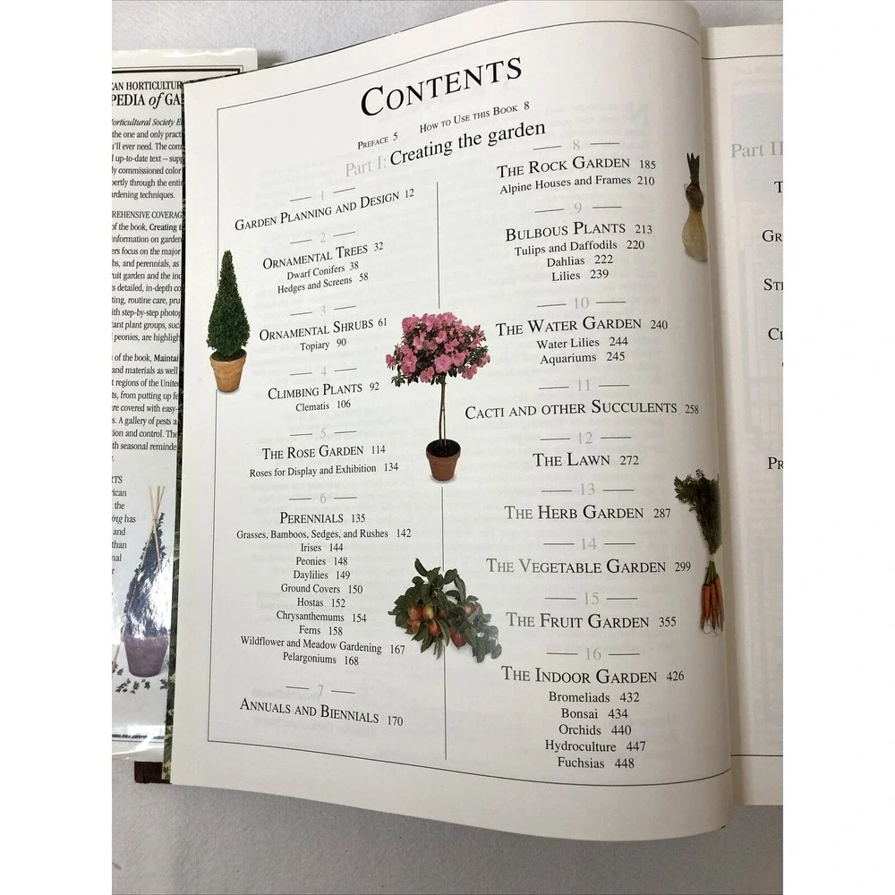 American‎ Horticultural Society Encyclopedia of Gardening DK HB Flowers Shrubs